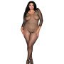 Σέξι ολόσωμη φόρμα δίχτυ με μανίκι