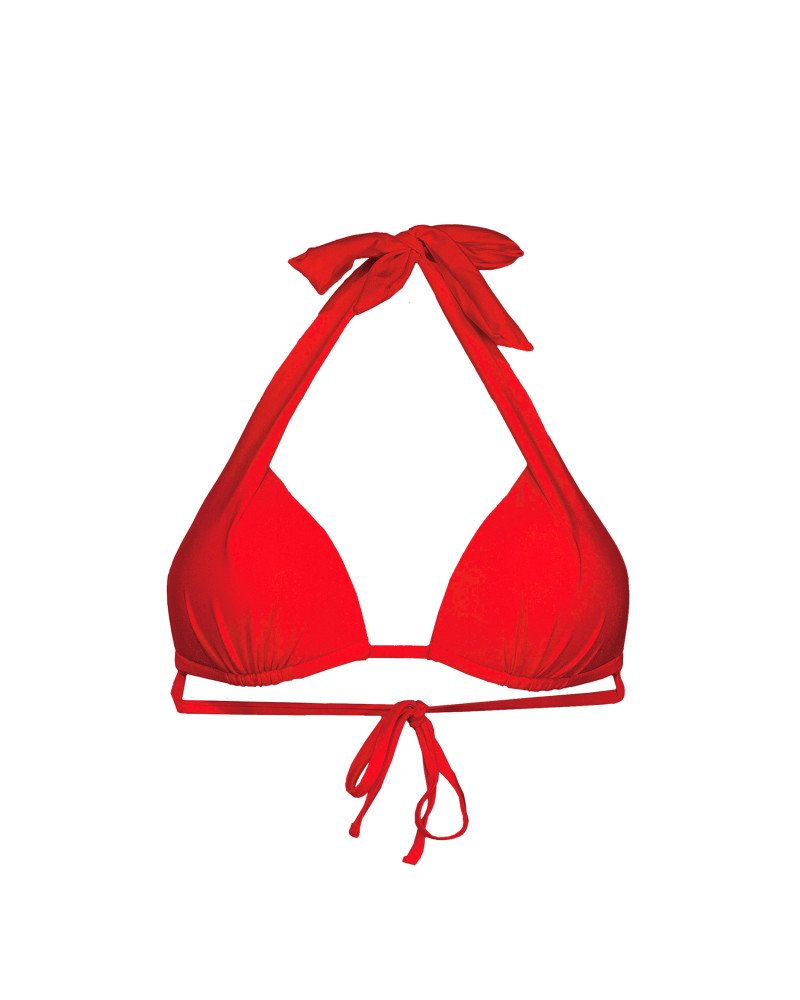 Μαγιό γυναικείο σουτιέν κόκκινο συρόμενο