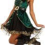 Σμαραγδένια Γυναικεία Στολή Πειρατή "Emerald pirate" (4 τεμάχια)
