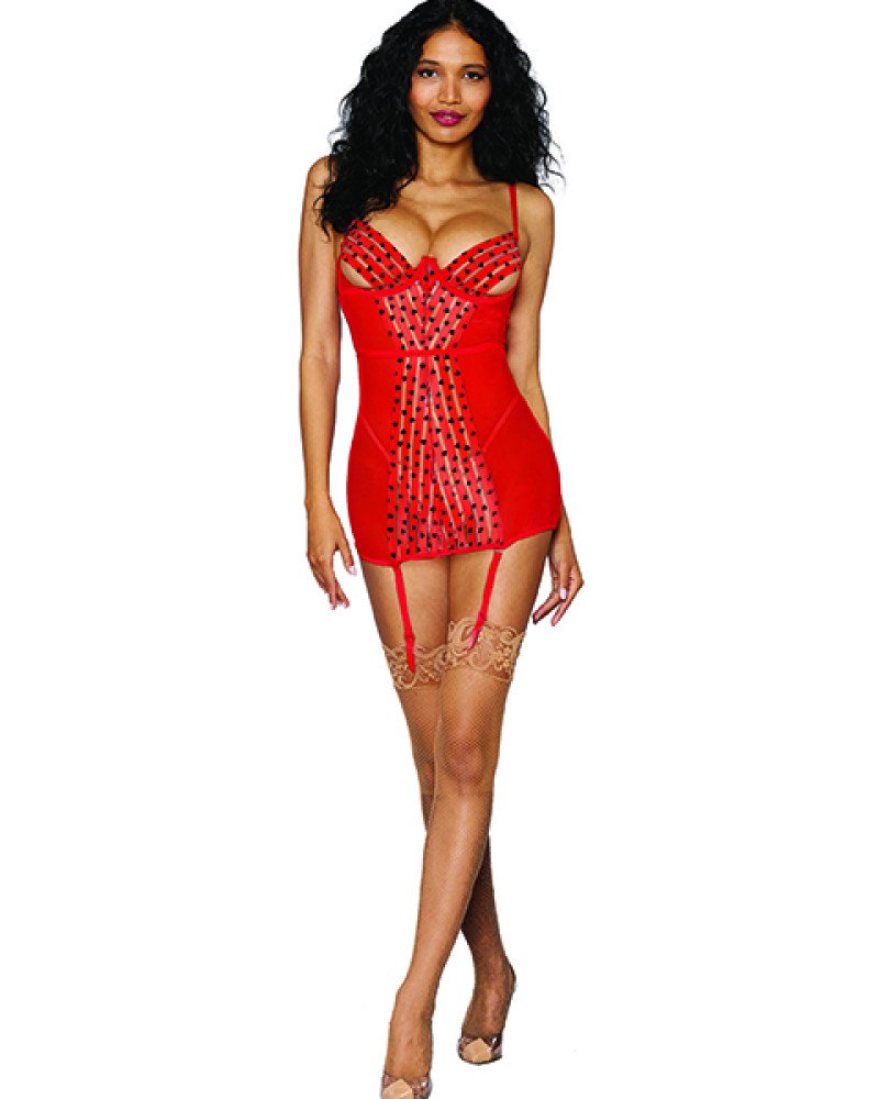 Σέξι γυναικείο babydoll με ελαστικά λουράκια!