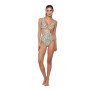 Γυναικείο ολόσωμο-τρικίνι μαγιό animal print