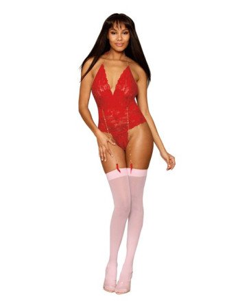 Σέξι κορμάκι στρινγκ με λεπτομέρειες από χρυσές αλυσίδες!