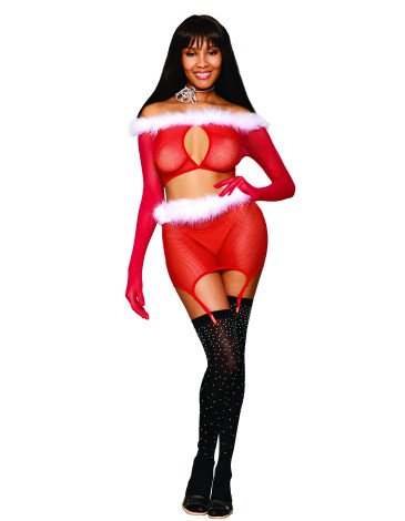 Σέξι Χριστουγεννιάτικο σετ "Αγιοβασιλίτσα"