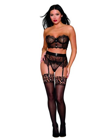 Dreamgirl - Σέξι δαντελένιο σετ 3 τεμ.
