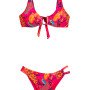 Μαγιό γυναικείο σετ μπικίνι εμπριμέ Cup C