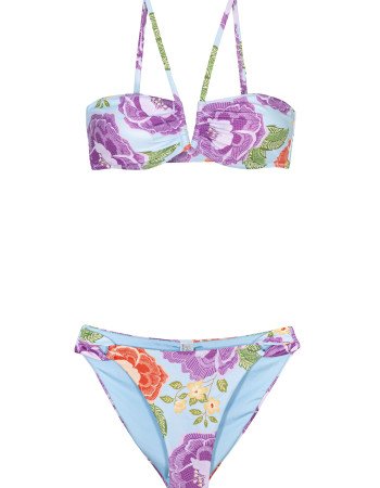 Μαγιό γυναικείο σετ μπικίνι στράπλες Cup B