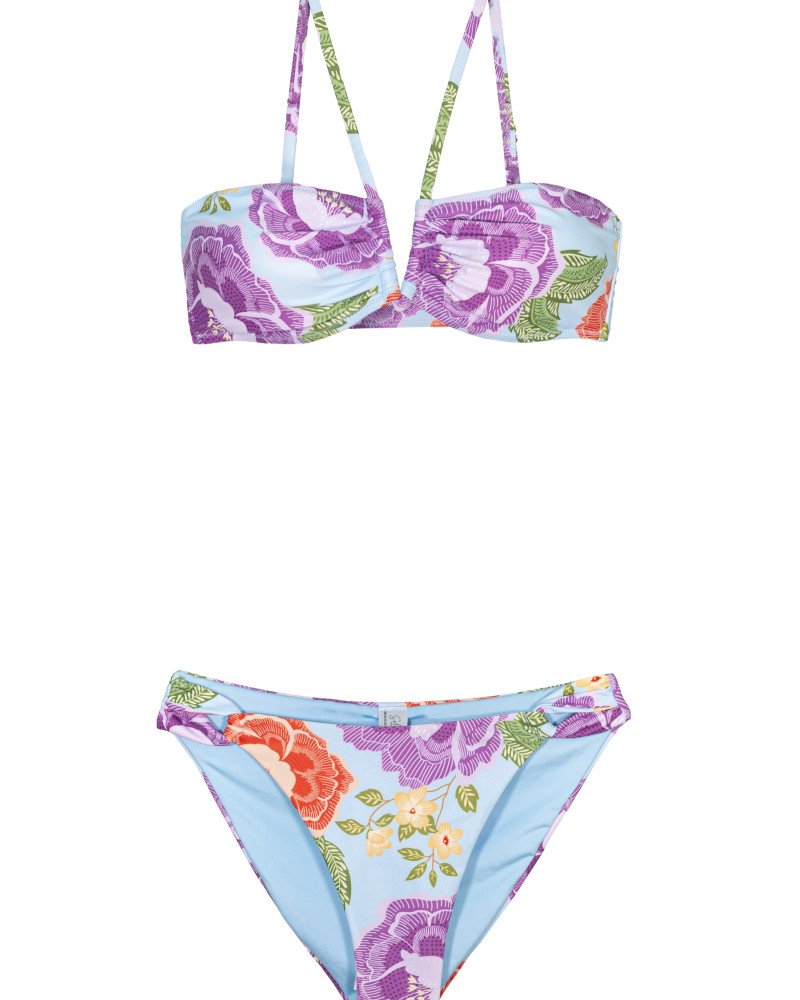 Μαγιό γυναικείο σετ μπικίνι στράπλες Cup B