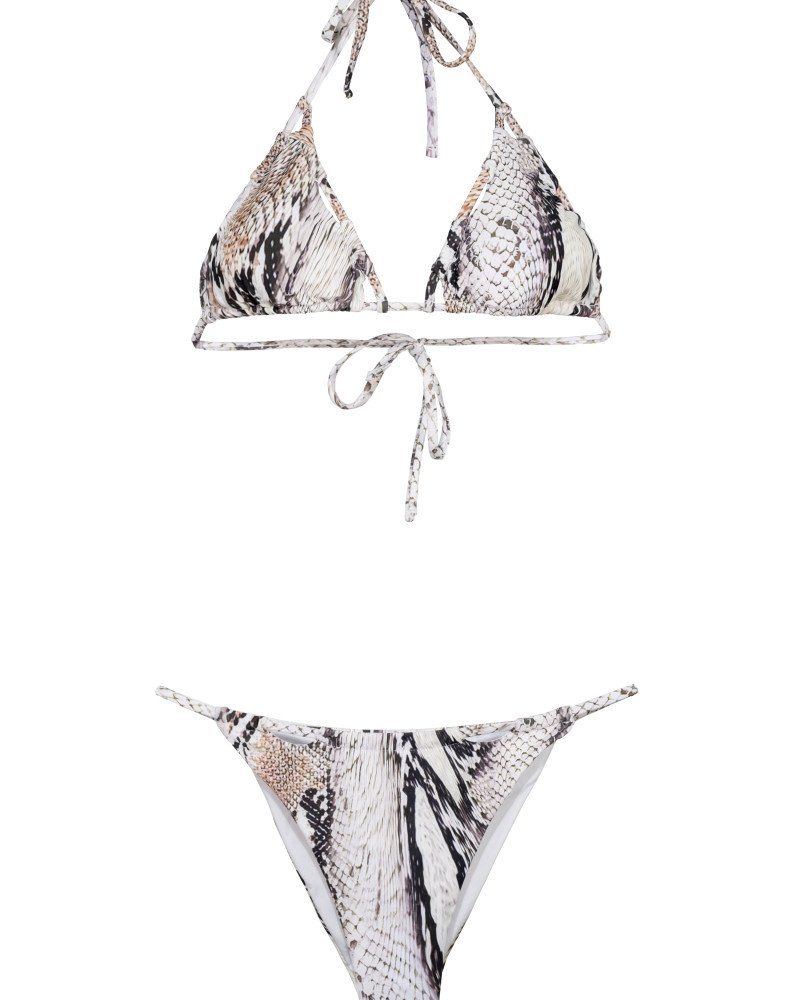 Γυναικείο Μαγιό σετ μπικίνι τρίγωνο Cup B & Σλιπ μπραζίλ