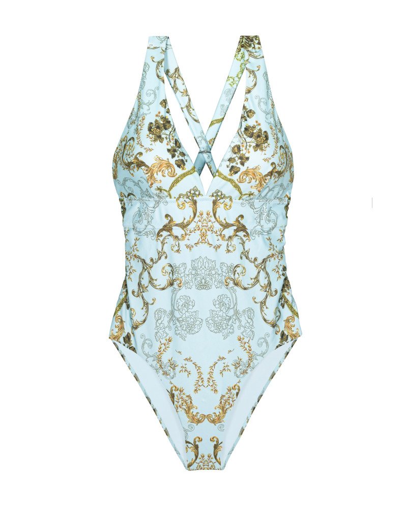 Γυναικείο ολόσωμο μαγιό με ανοιχτή πλάτη