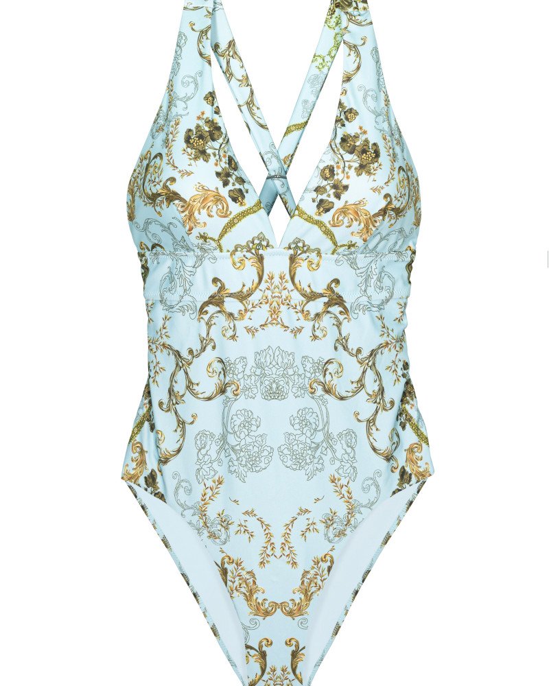 Γυναικείο ολόσωμο μαγιό με ανοιχτή πλάτη