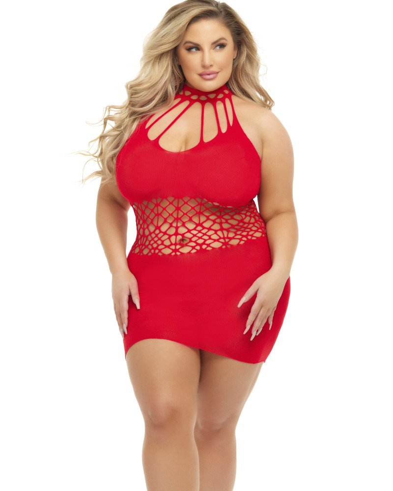 Σέξι γυναικείο ελαστικό φόρεμα χωρίς ραφές