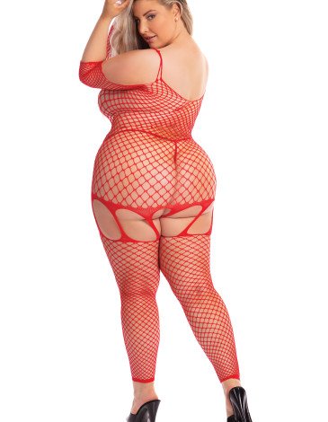 Σέξι γυναικεία ολόσωμη φόρμα μεγάλο δίχτυ