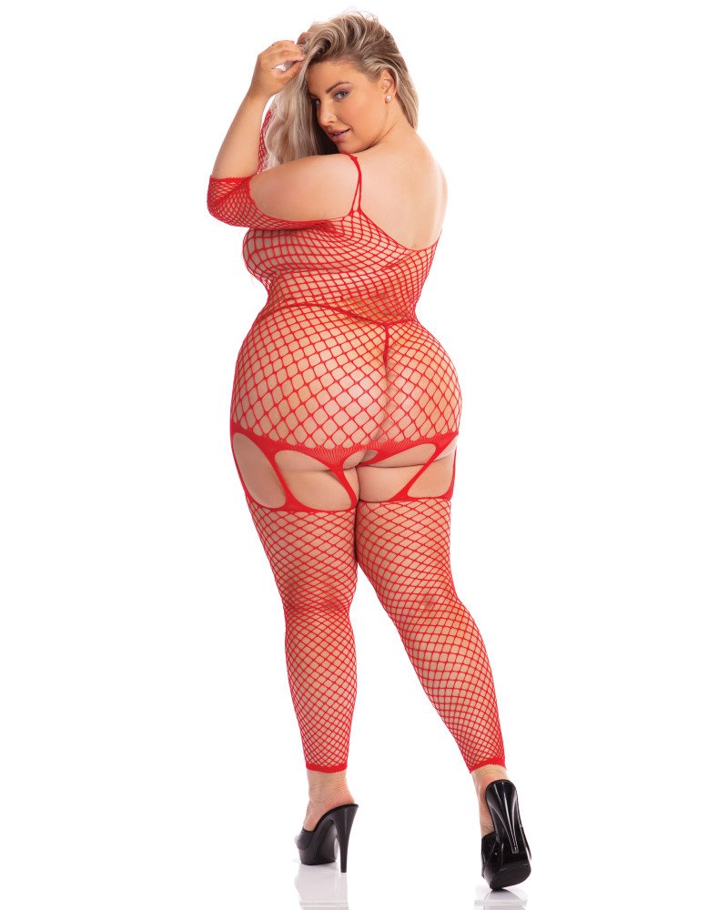 Σέξι γυναικεία ολόσωμη φόρμα μεγάλο δίχτυ