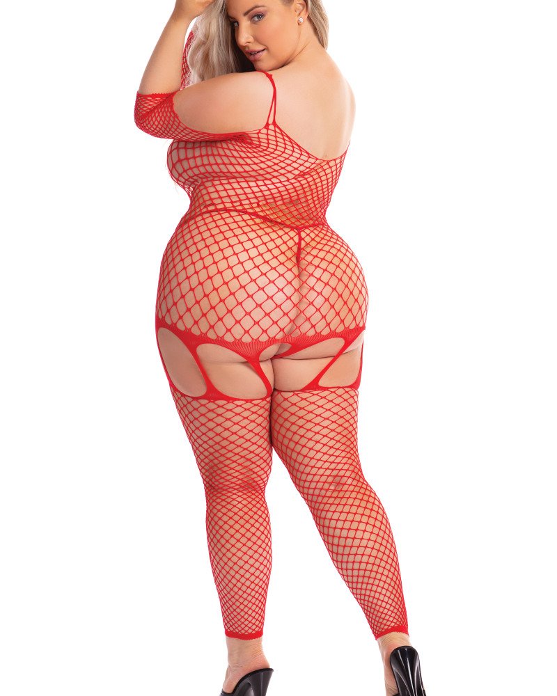 Σέξι γυναικεία ολόσωμη φόρμα μεγάλο δίχτυ