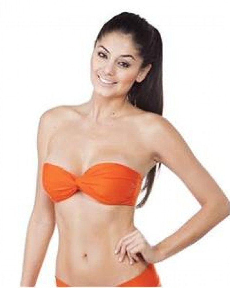 Μαγιό σουτιέν στράπλες, στριφτό, με ενίσχυση