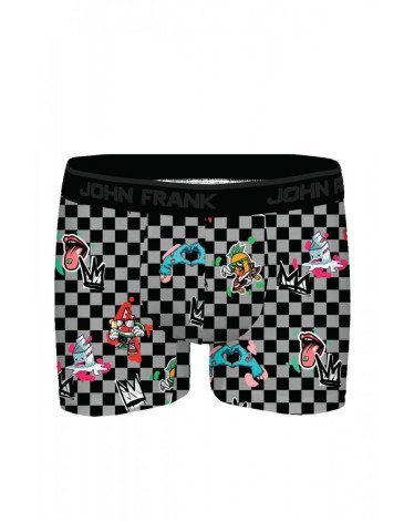 John Frank Digital World Ανδρικό Boxer King Checker