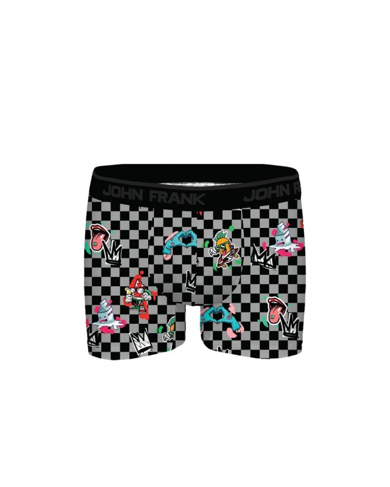 John Frank Digital World Ανδρικό Boxer King Checker