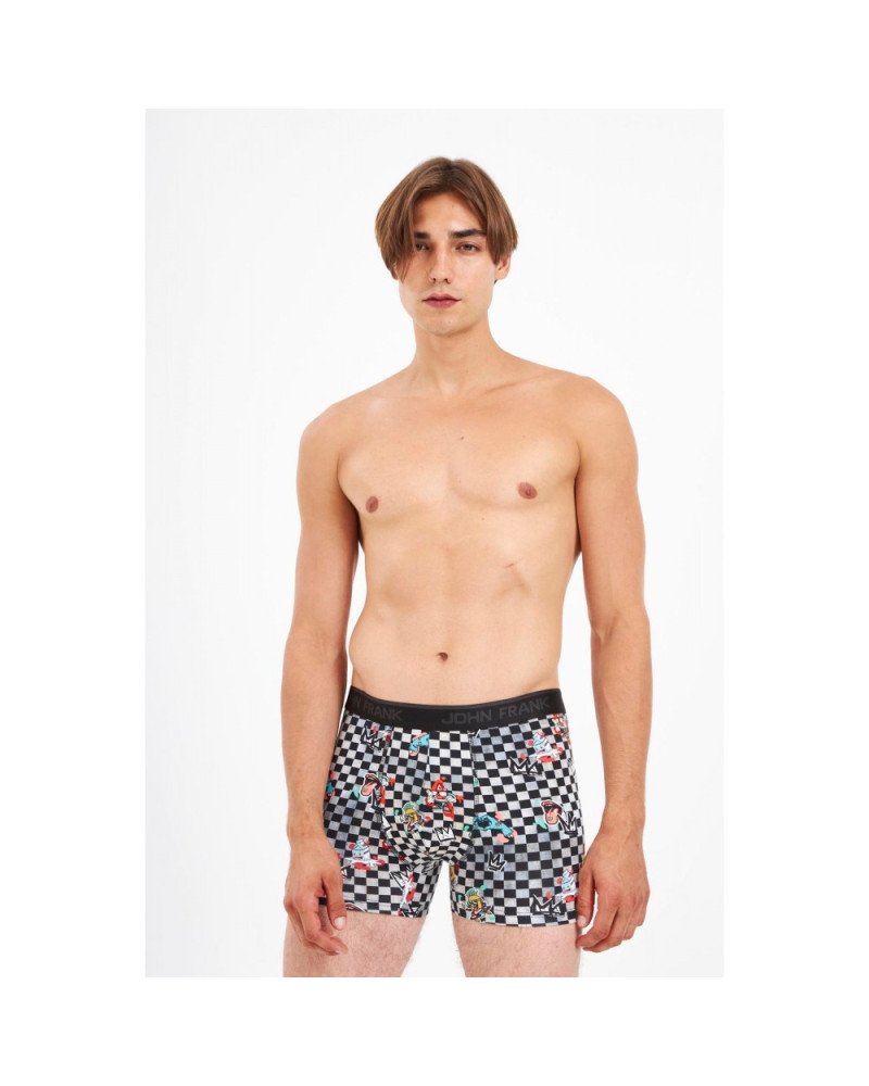 John Frank Digital World Ανδρικό Boxer King Checker