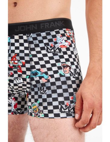John Frank Digital World Ανδρικό Boxer King Checker