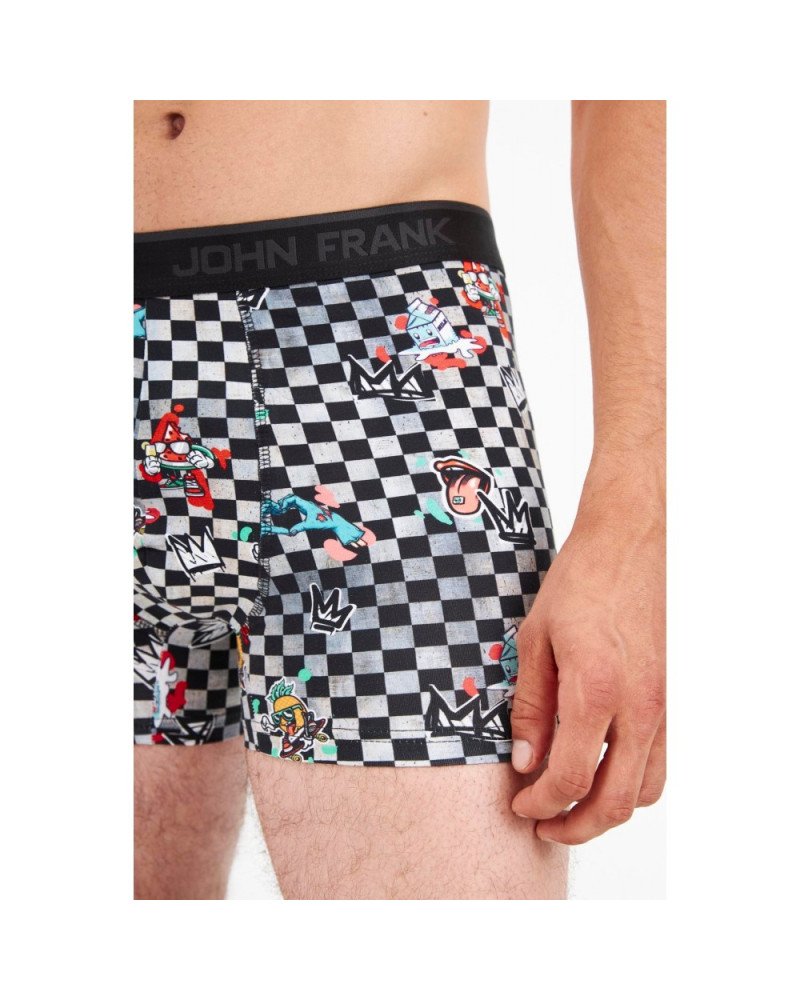 John Frank Digital World Ανδρικό Boxer King Checker