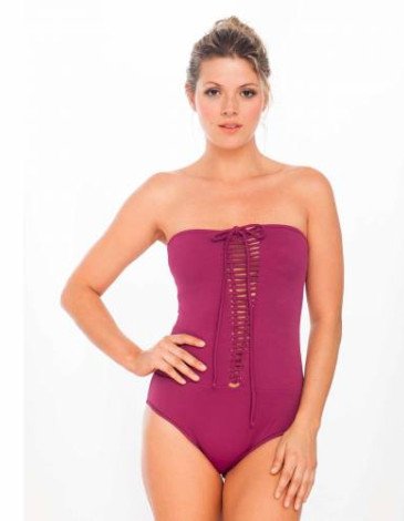 Γυναικείο ολόσωμο στράπλες μαγιό MALAI