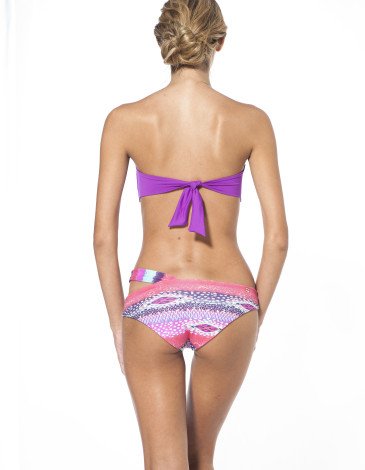 Μαγιό μπικίνι στράπλες "Summer Festival "