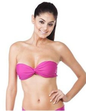 Μαγιό σουτιέν στράπλες, στριφτό, με ενίσχυση