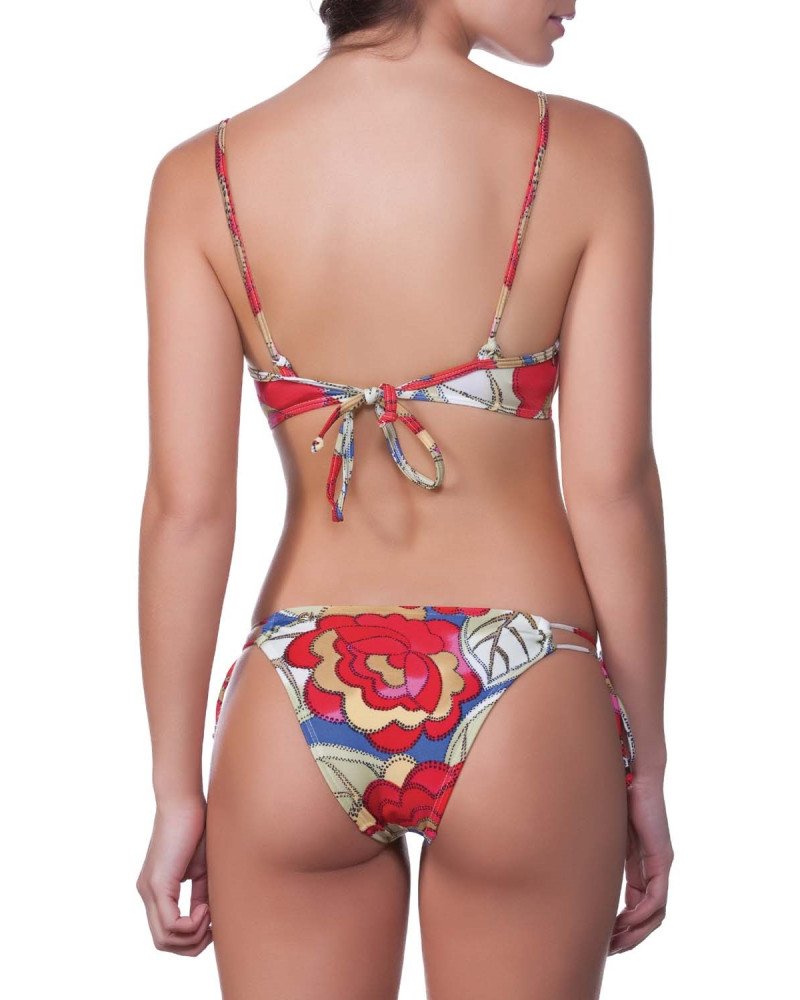 Μαγιό μπικίνι Brazil με φλοράλ σχέδιο