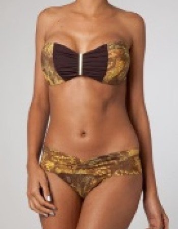 Βραζιλιάνικο μαγιό μπικίνι φίδι στράπλες