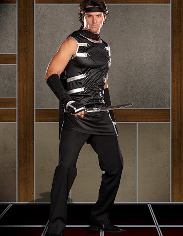 Στολή ανδρική νίντζα 6 τεμαχίων