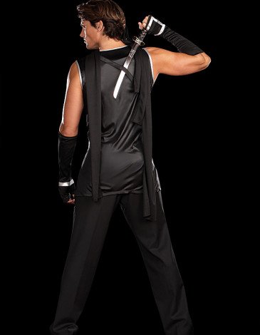 Στολή ανδρική νίντζα 6 τεμαχίων