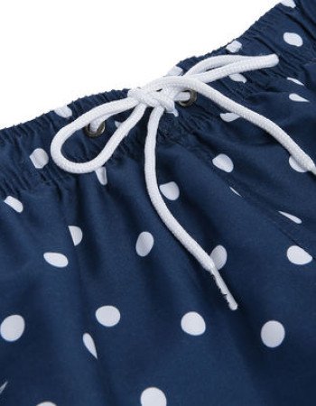 Μαγιό ανδρικό βερμούδα  Boardies μπλε πουά